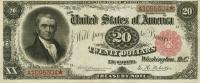 p348 from United States: 20 Dollars from 1890